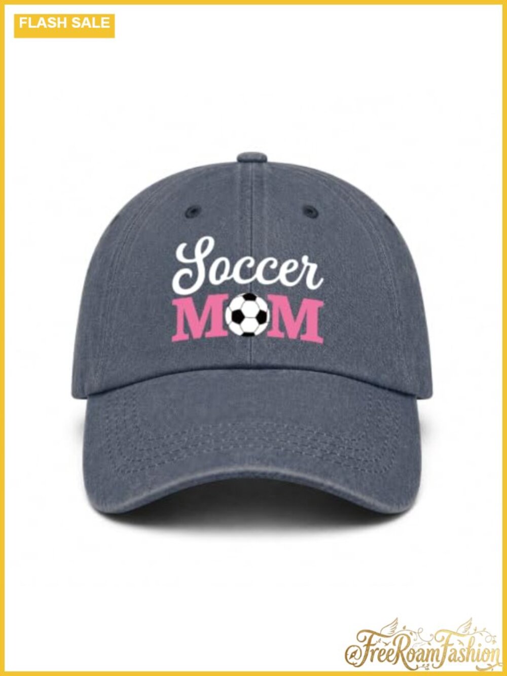 Soccer Mom Baseball Cap Cotton Adjustable Outdoor Hat
